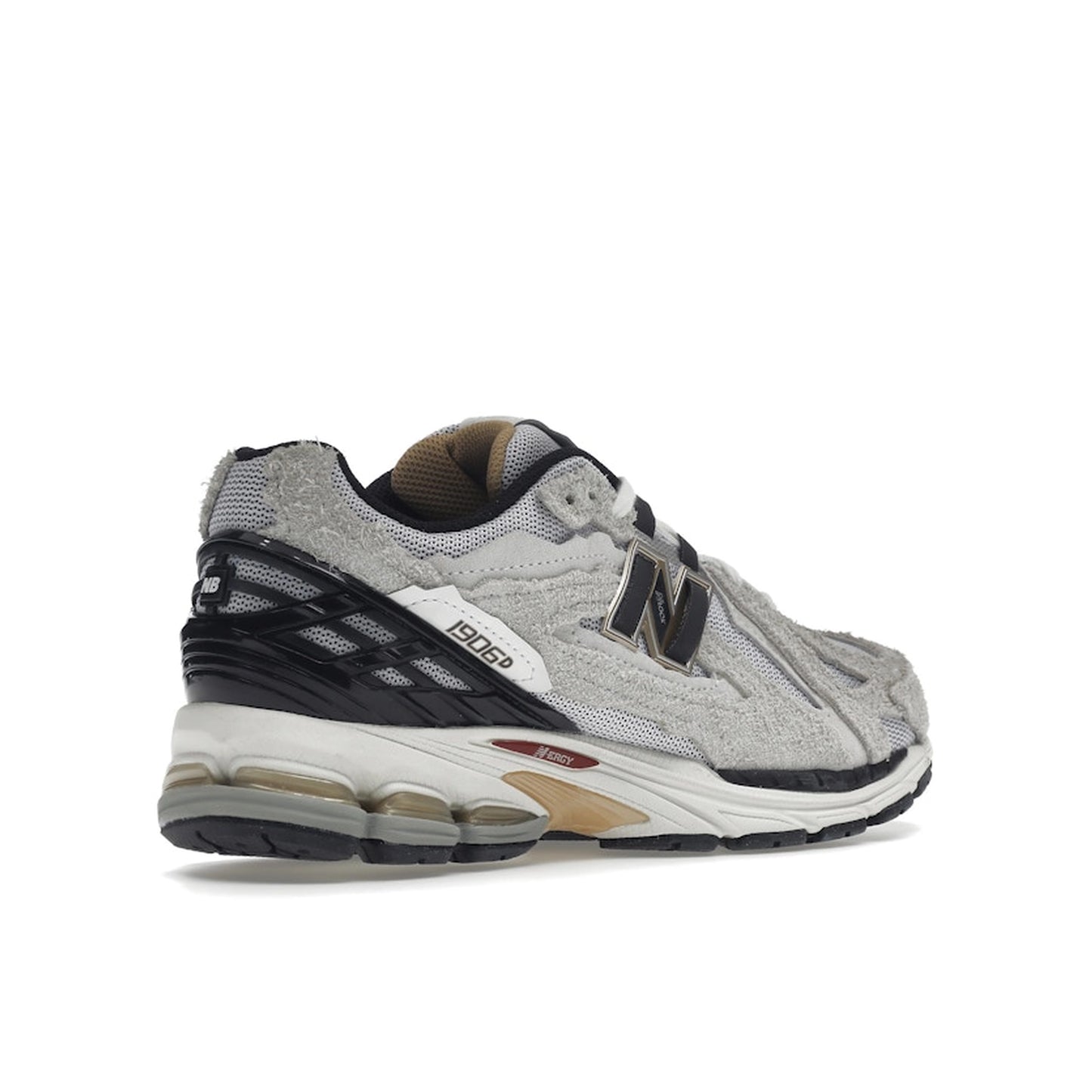 New Balance 1906D Protection Pack Reflection sneakers, sole view, model M1906DC in grey with reflective details.