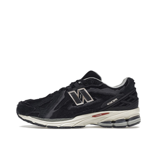 New Balance 1906D Protection Pack sneakers, side view, model M1906DD, black suede.