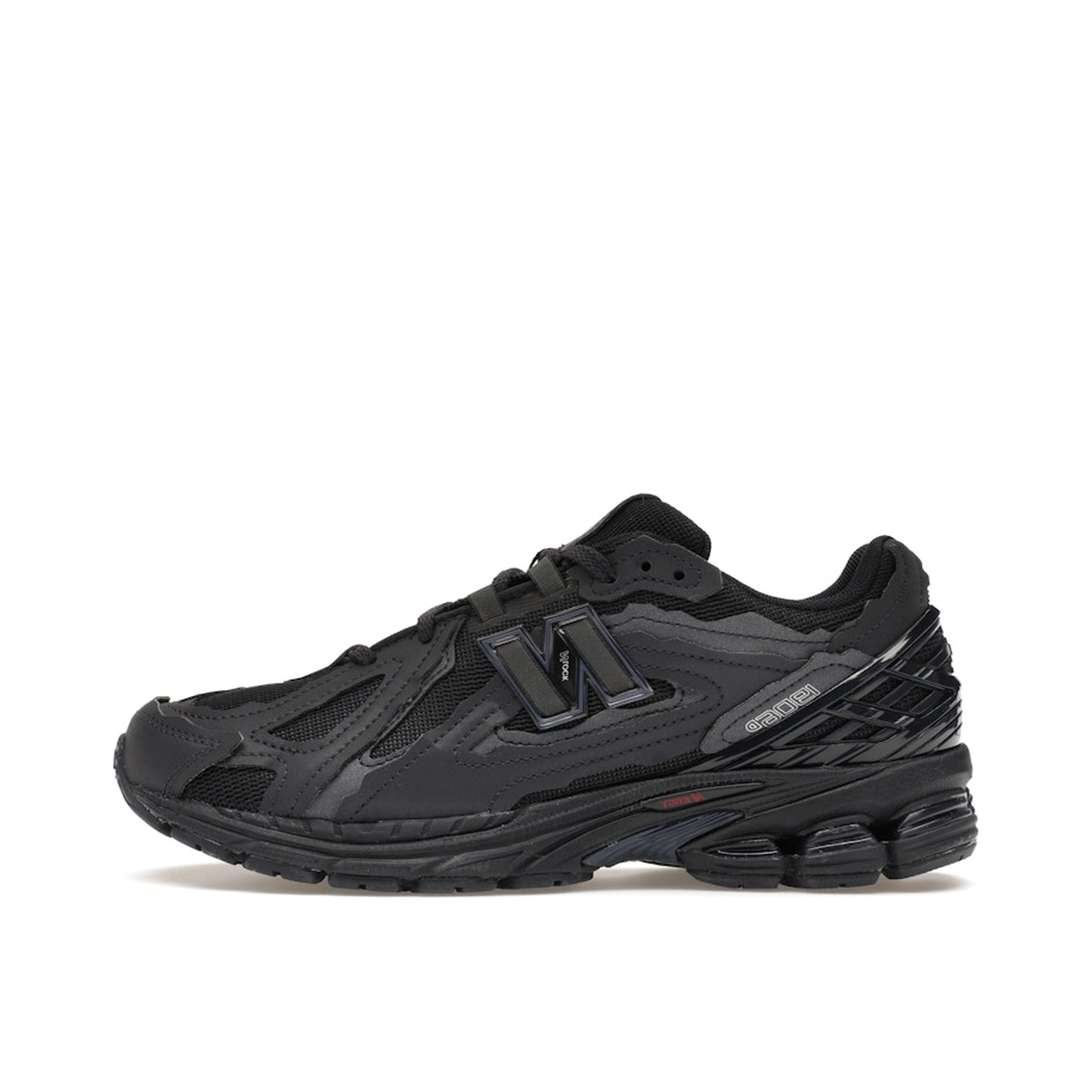 New Balance 1906D Protection Pack sneakers in Eclipse, sole view, model M1906DI in blue and black., side view
