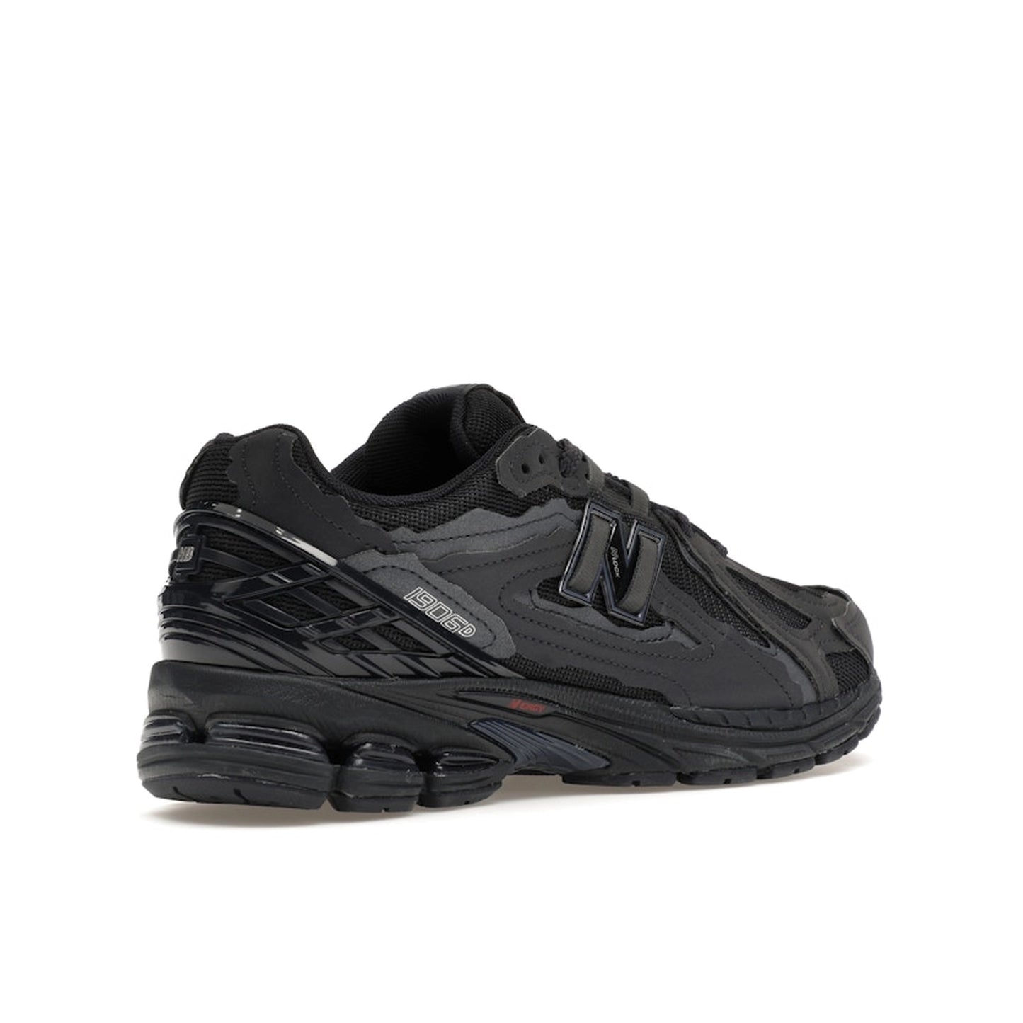 New Balance 1906D Protection Pack sneakers in Eclipse, sole view, model M1906DI in blue and black., back view
