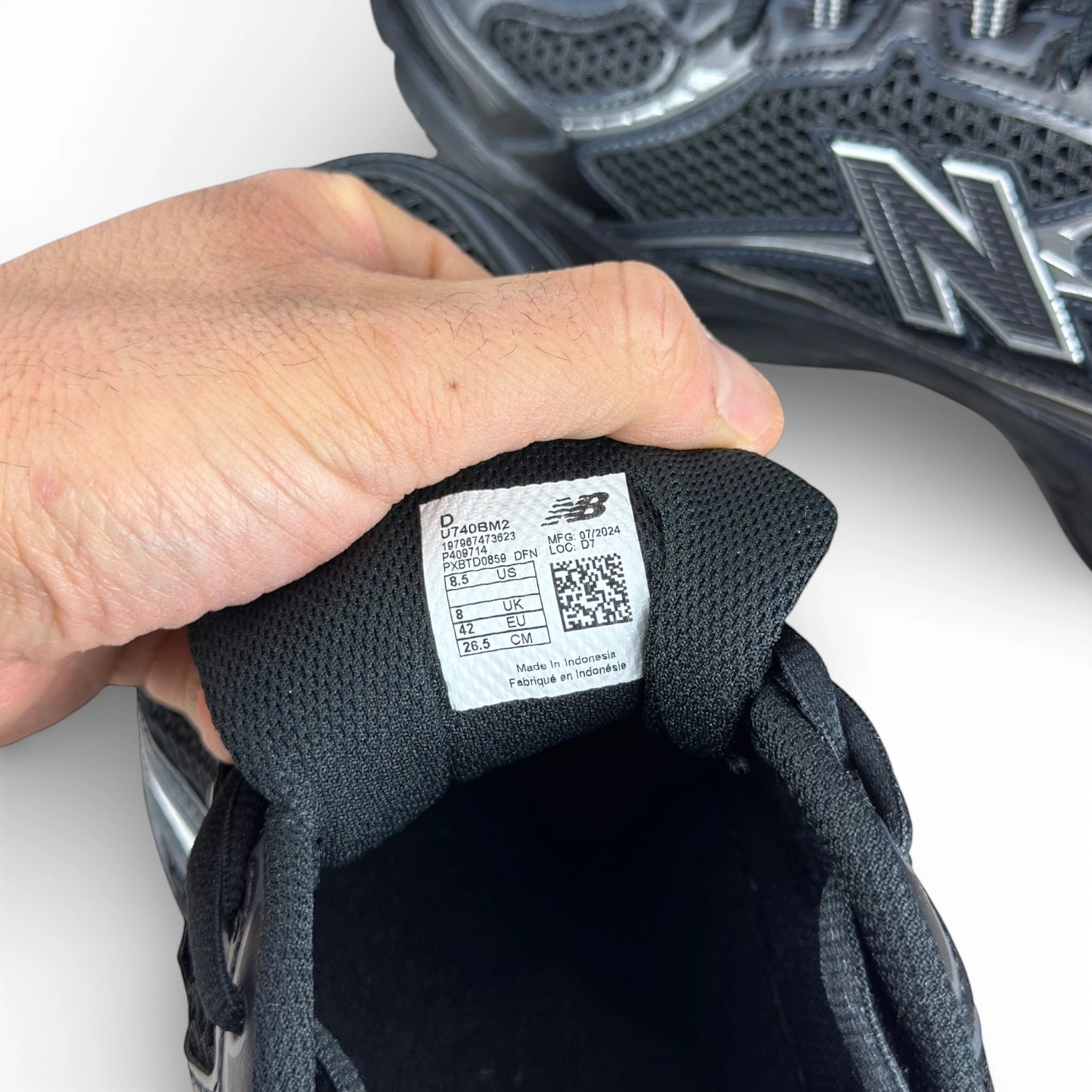 New Balance 740v2 Black Grey Silver U740BM2 – brand new with original box