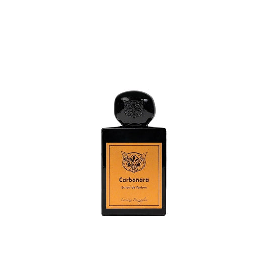 Lorenzo Pazzaglia Carbonara Extrait de Parfum, bold gourmand spicy fragrance with pepper and creamy accords