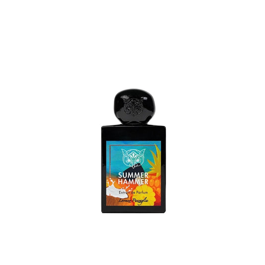 Lorenzo Pazzaglia Summer Hammer fragrance, vibrant extrait de parfum with citrus and gourmand accords