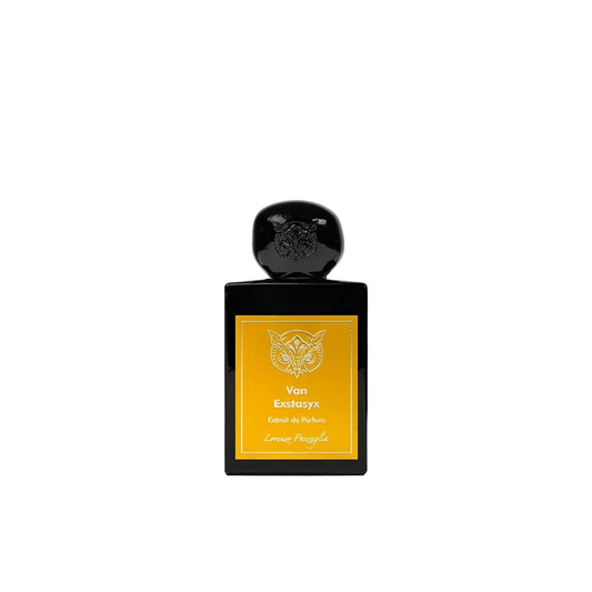 Lorenzo Pazzaglia Van Exstasyx Extrait de Parfum, intense vanilla fragrance with amber and resins