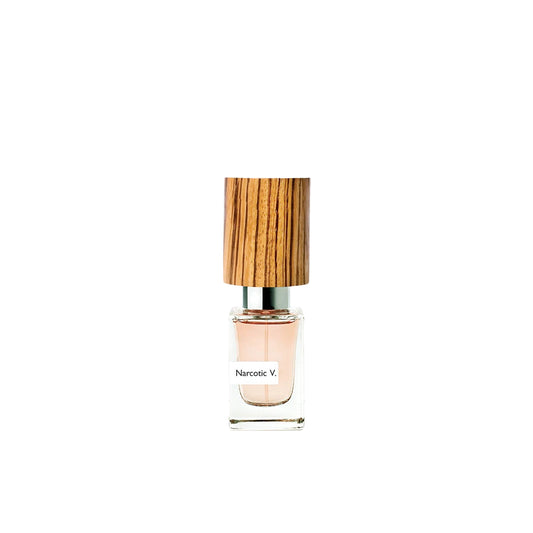 Narcotic V. perfume by Nasomatto, feminine extrait with sensual white floral accords