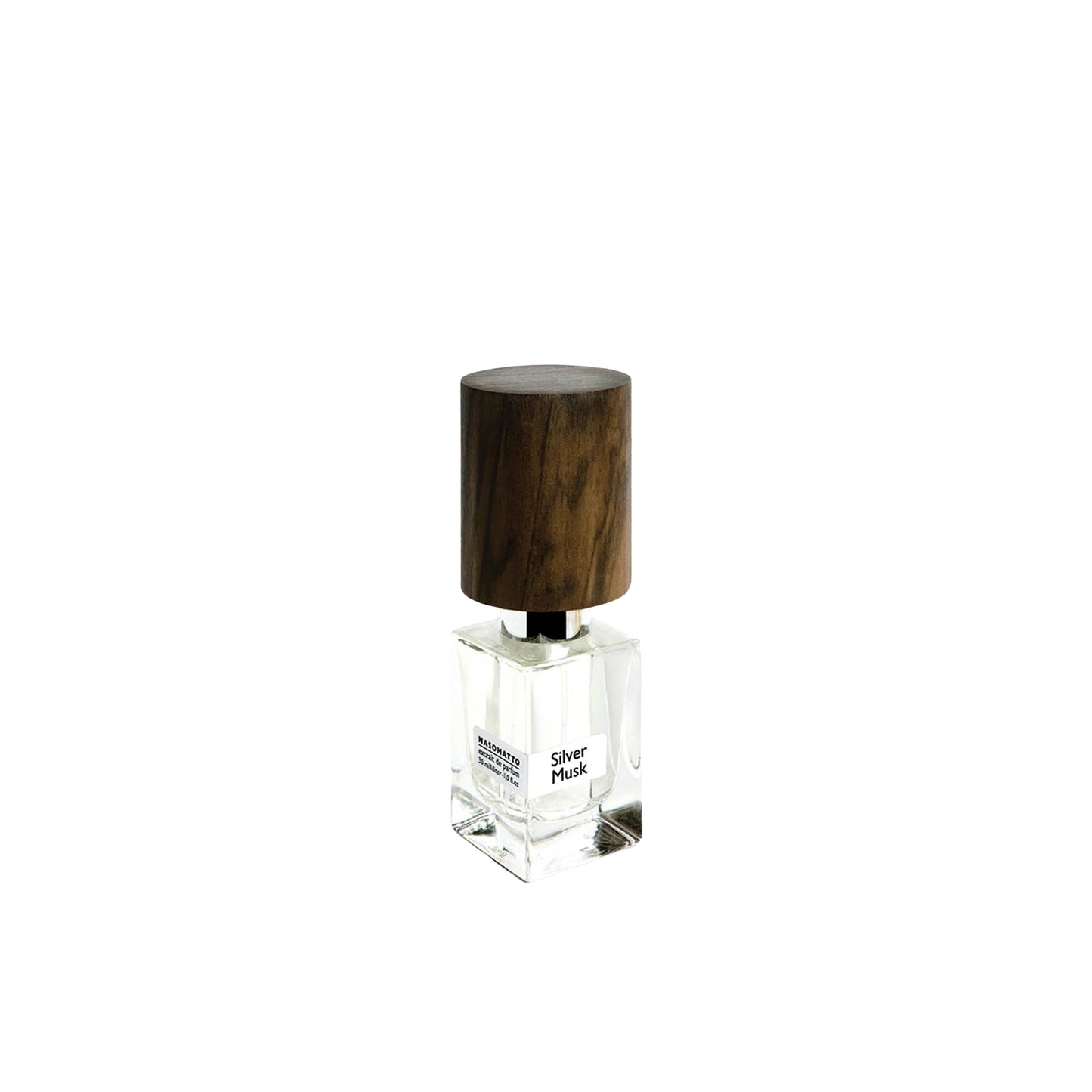 Nasomatto Silver Musk artistic perfume, minimalist extrait with musky trail