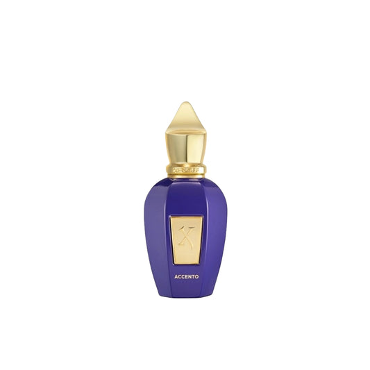 Accento perfume by Xerjoff, elegant fragrance featuring hyacinth, iris and vanilla