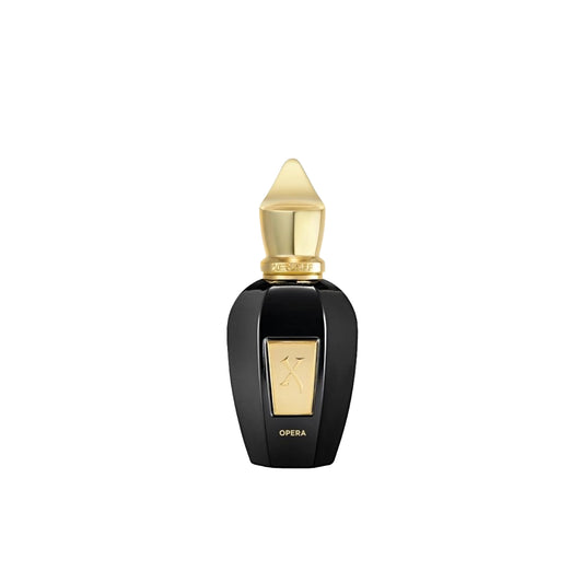 Xerjoff Opera Eau de Parfum, elegant fruity floral fragrance with warm musky vanilla base