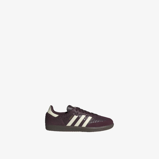 adidas Samba OG Snakeskin Maroon Cream White (Women's) – brand new with original box
