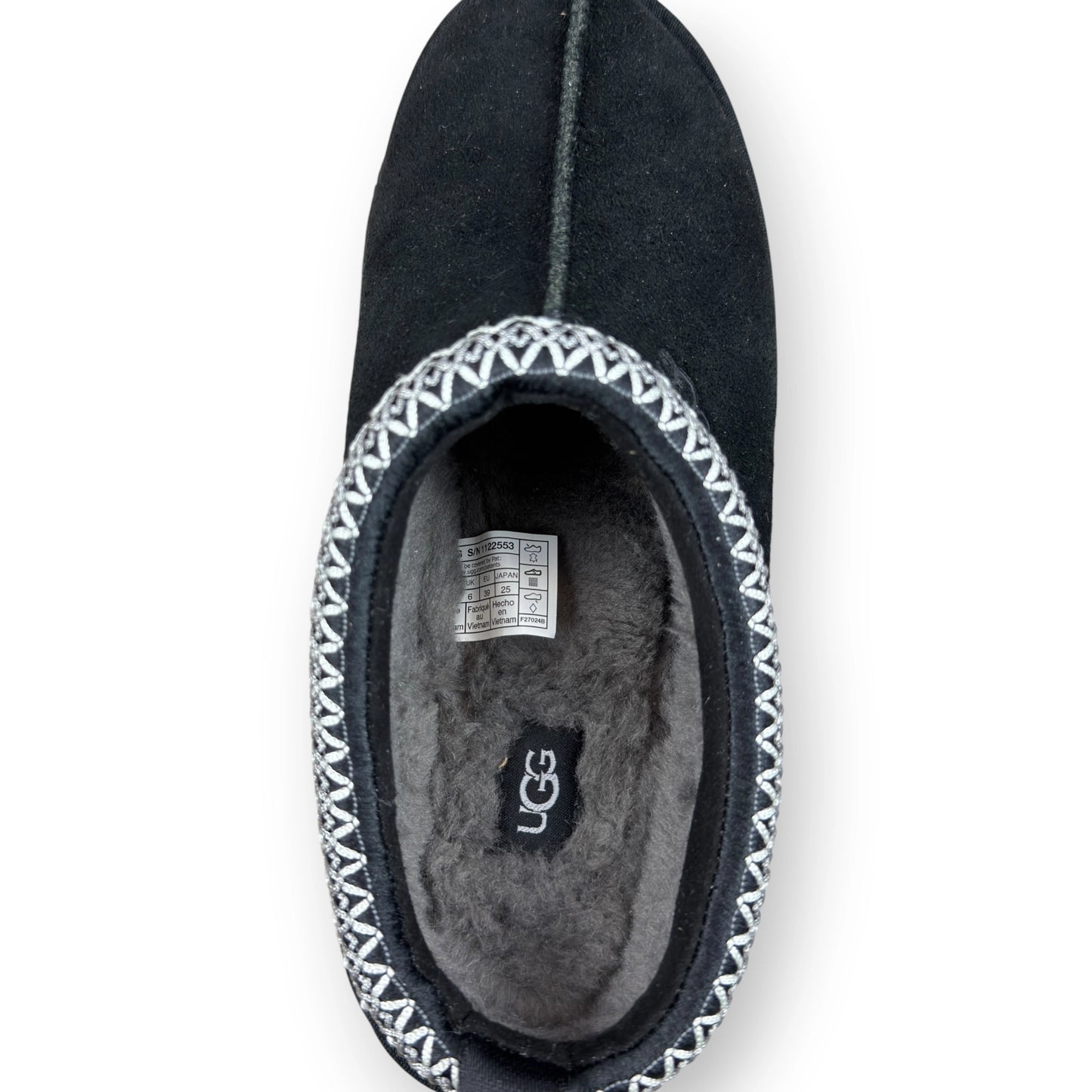 UGG Tazz Slipper Black 1122553-BLK – EU 39, brand new with original box