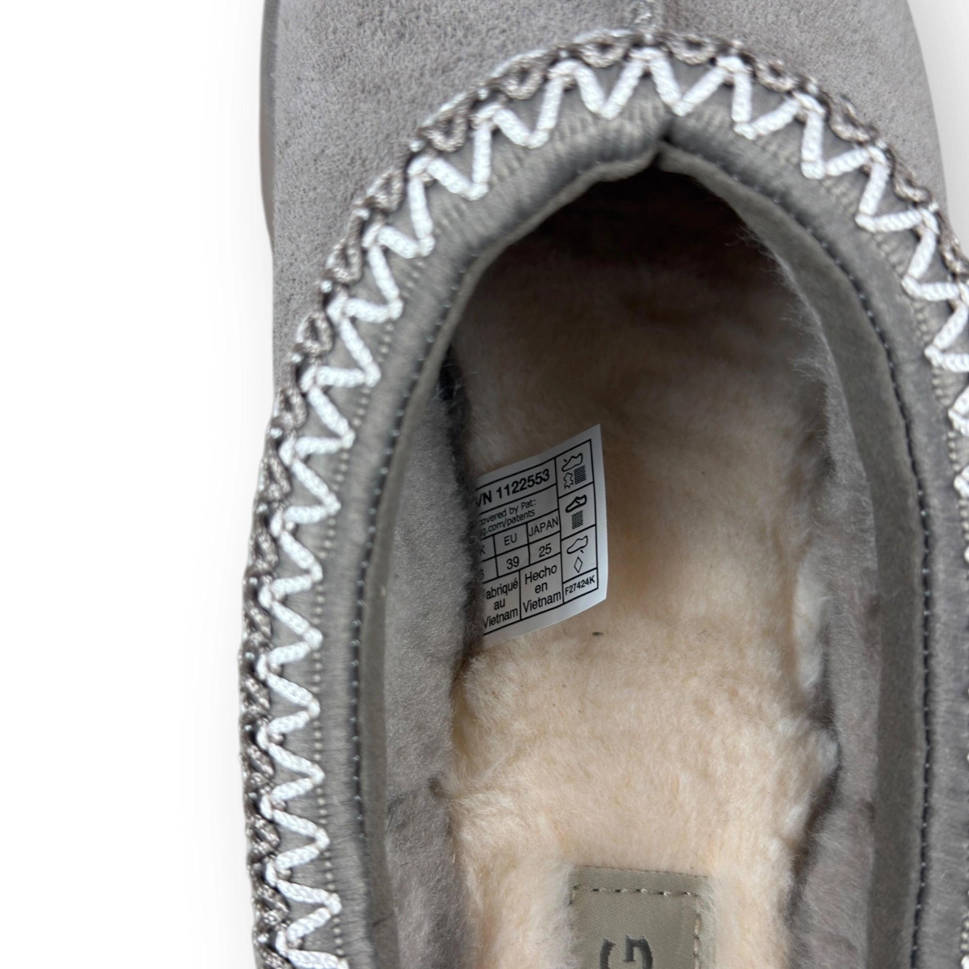 UGG Tazz Slipper Grey 1122553-SLMW – EU 39, brand new with original box