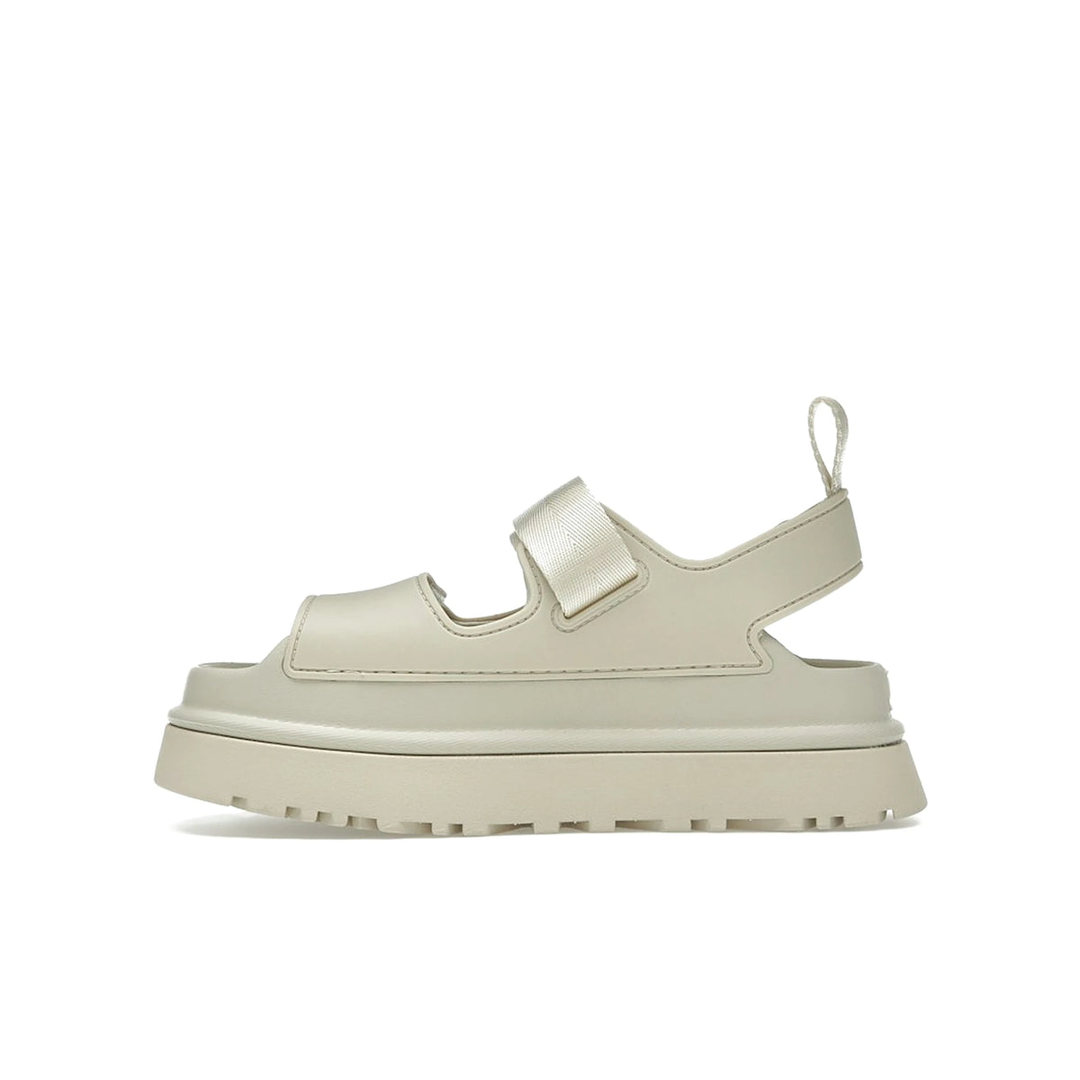 UGG GoldenGlow Sandal Sea Salt – women’s white‑beige leather with gold accents – image 3 of 4