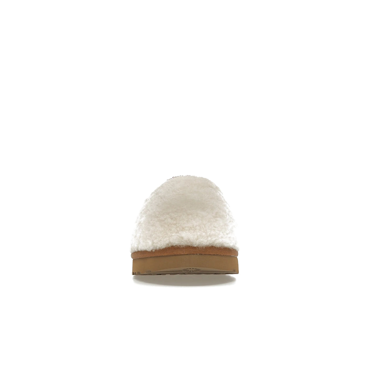 UGG Tasman Maxi Curly Slipper in natural leather with soft suede lining – image 2 of 4