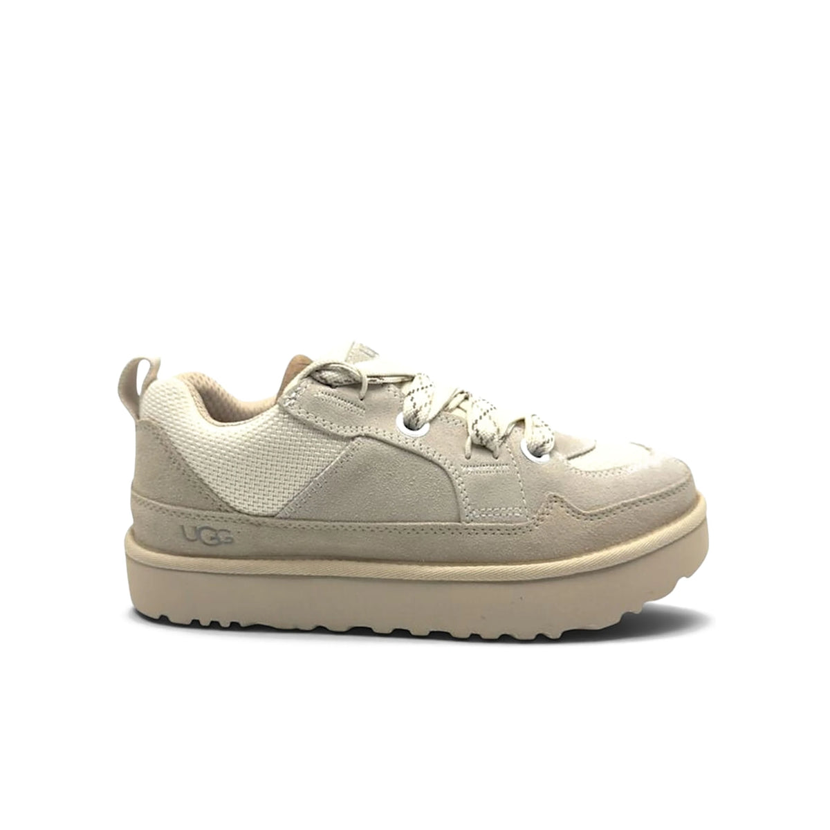 UGG Lowmel Lo Jasmine women's sneakers in soft jasmine suede with textile accents