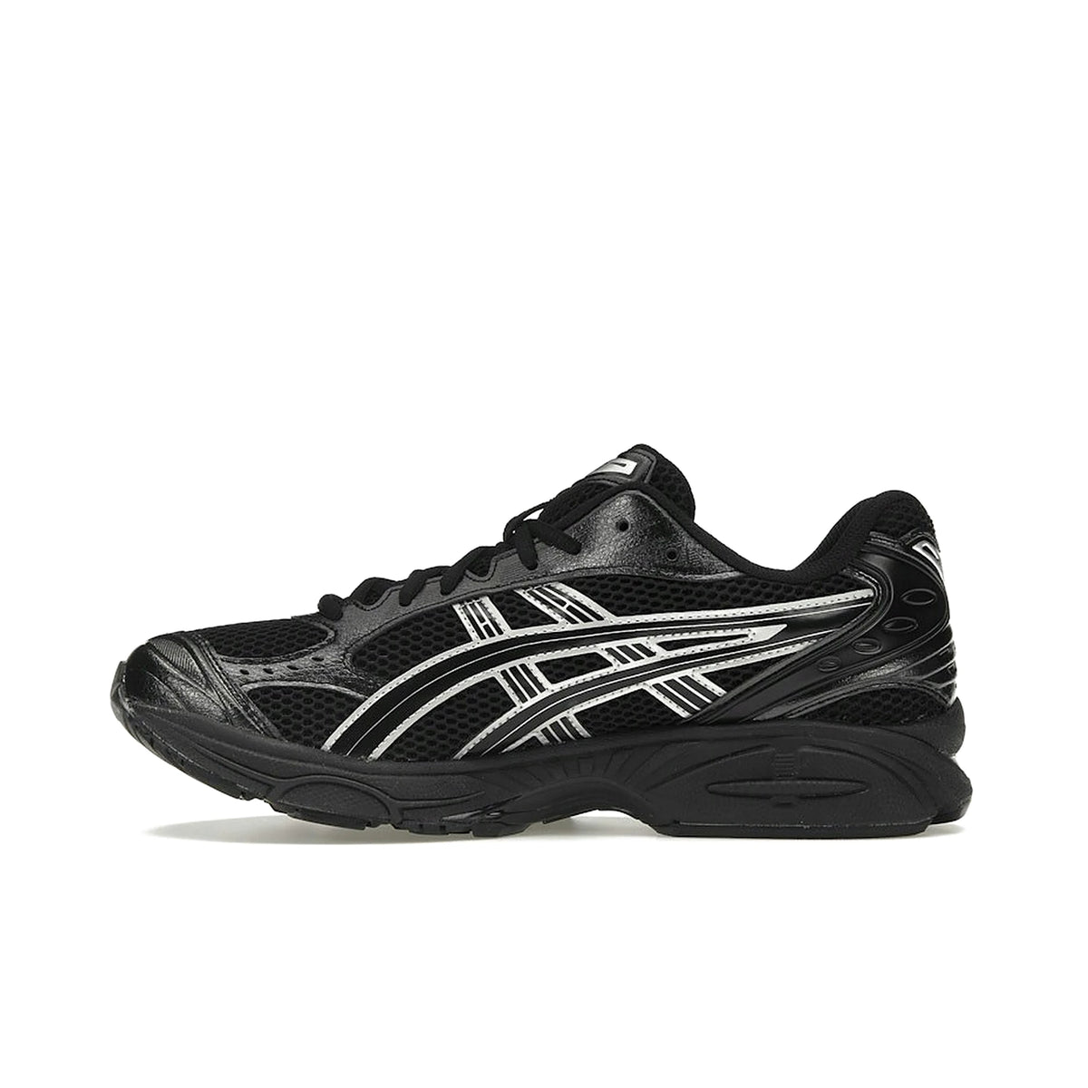 ASICS Gel-Kayano 14 black with pure silver accents, leather construction – image 3 of 4