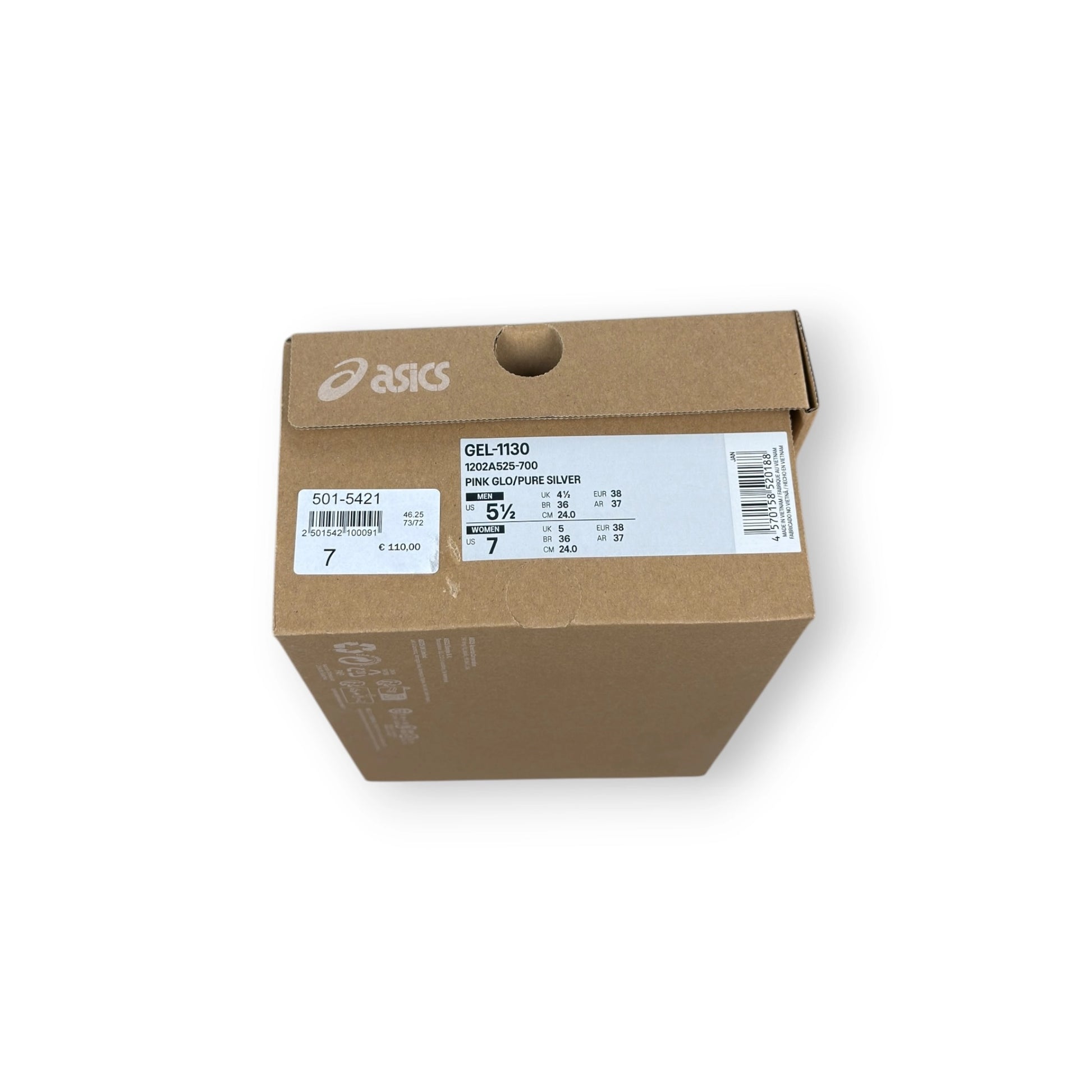 ASICS Gel-1130 Neon Pack Pink 1202A525-700 – EU 38, brand new with original box