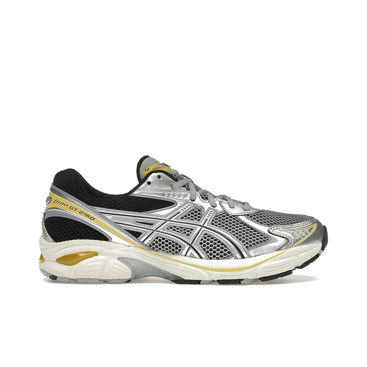 ASICS GT-2160 men's sneaker in Piedmont Grey and Pure Silver mesh upper