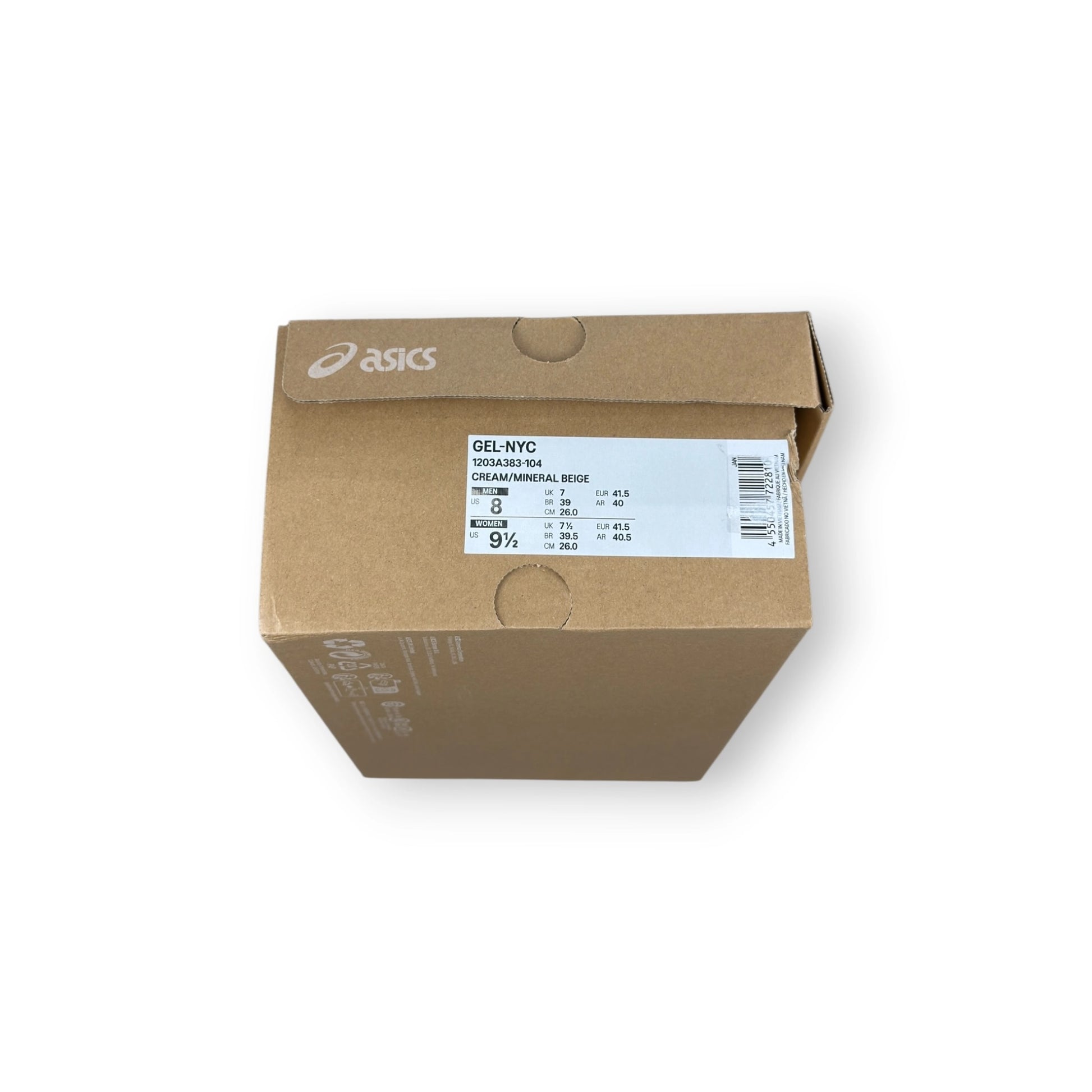 ASICS Gel-NYC Cream Mineral Beige Pink 1203A383-104 – EU 41.5, brand new with original box