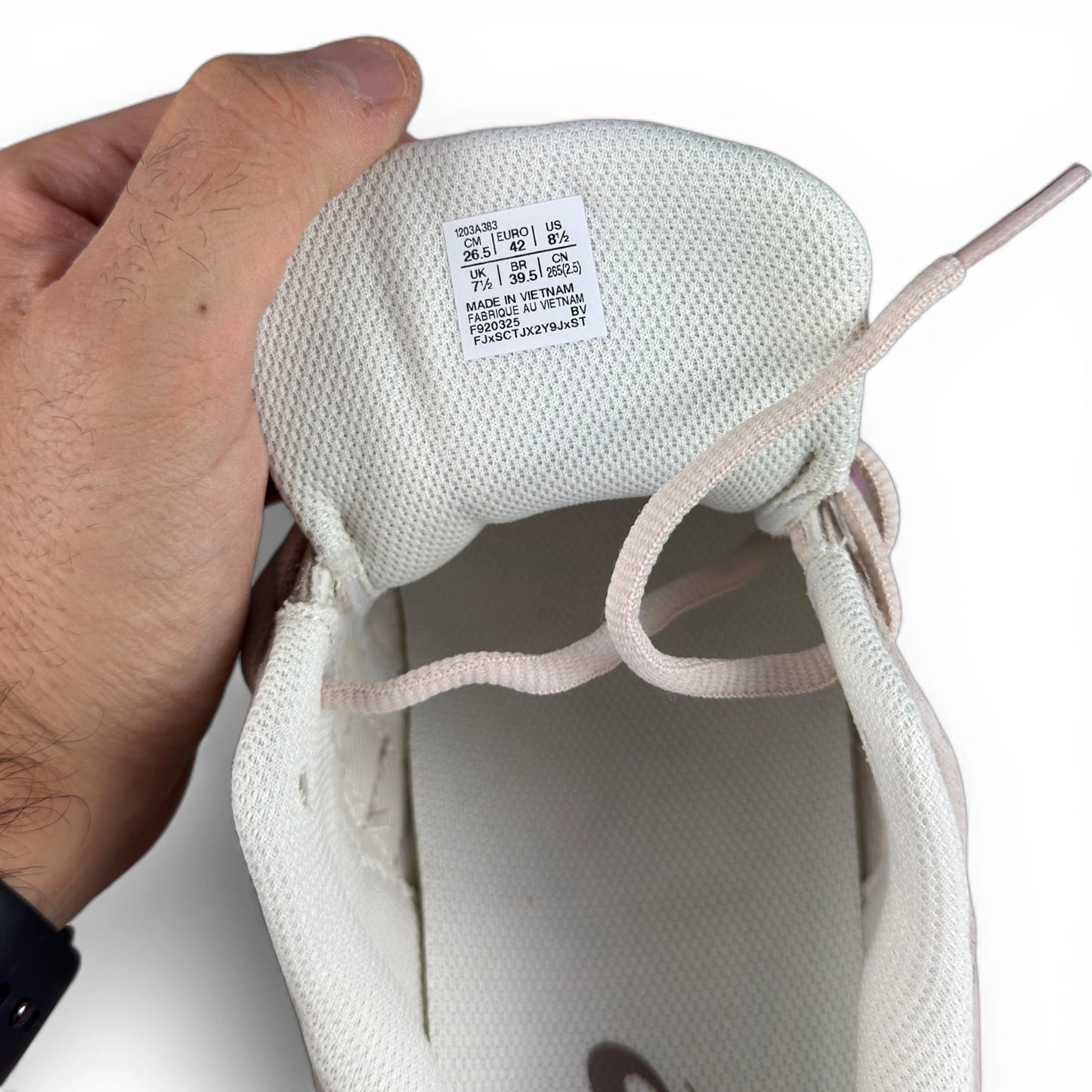 ASICS Gel-NYC Cream Mineral Beige Pink 1203A383-104 – EU 42, brand new with original box