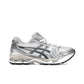 ASICS Gel‑Kayano 14 sneakers in white with graphite grey mesh upper