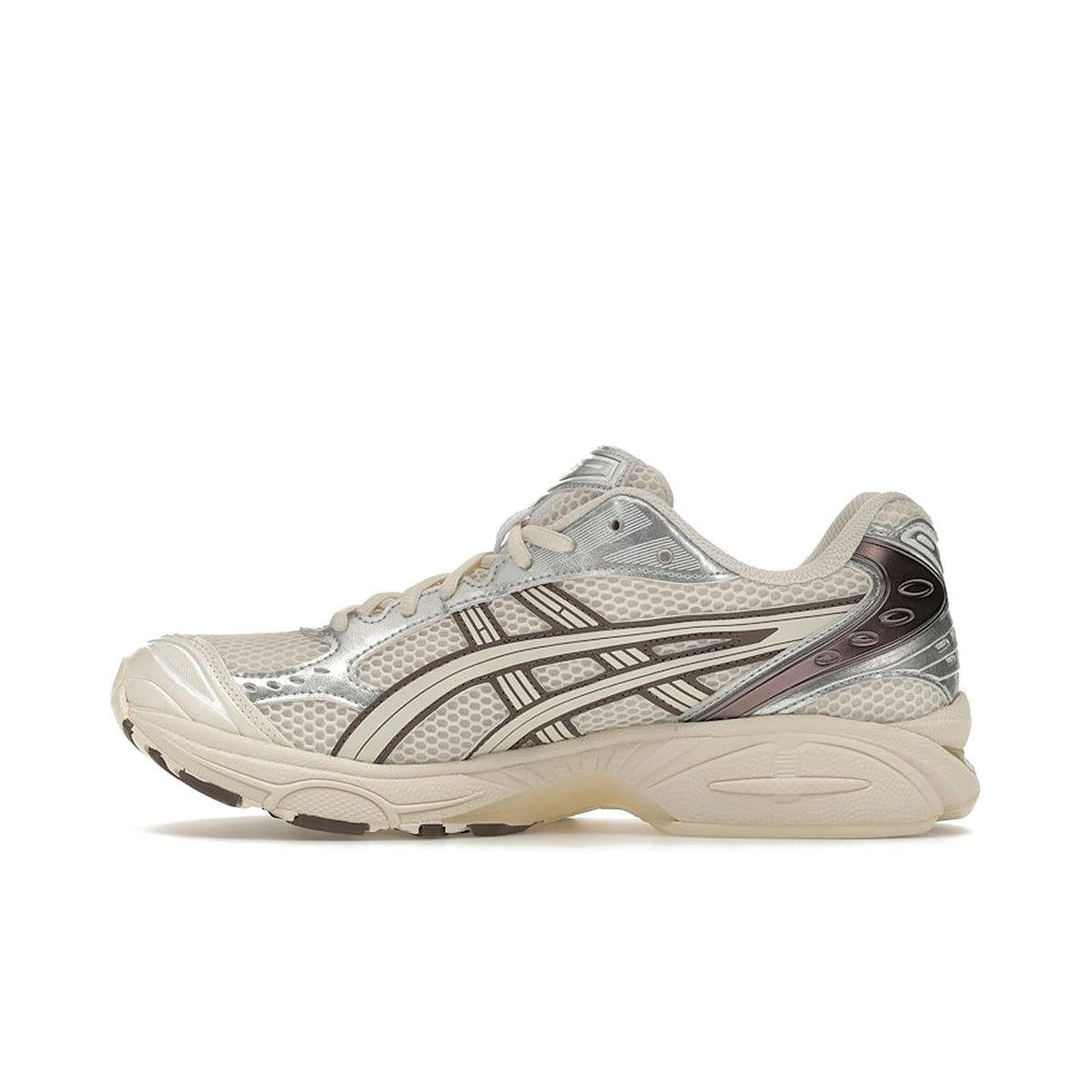 ASICS Gel‑Kayano 14 sneakers in cream and cocoa powder with mesh upper and suede overlays – image 3 of 4
