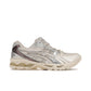 ASICS Gel‑Kayano 14 sneakers in cream and cocoa powder with mesh upper and suede overlays