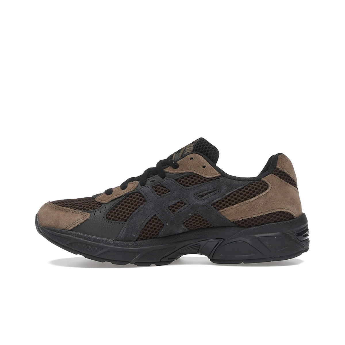 ASICS Gel‑1130 men's shoe in dark brown leather with midnight accents – image 3 of 4