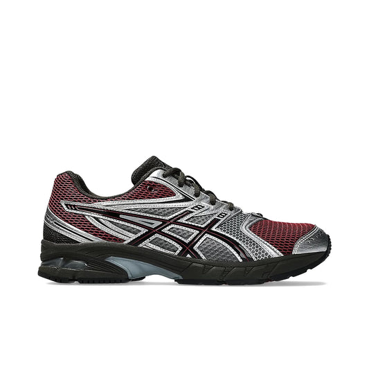 ASICS Gel-DS Trainer 14 men’s sneaker in oxblood and black mesh with leather overlays