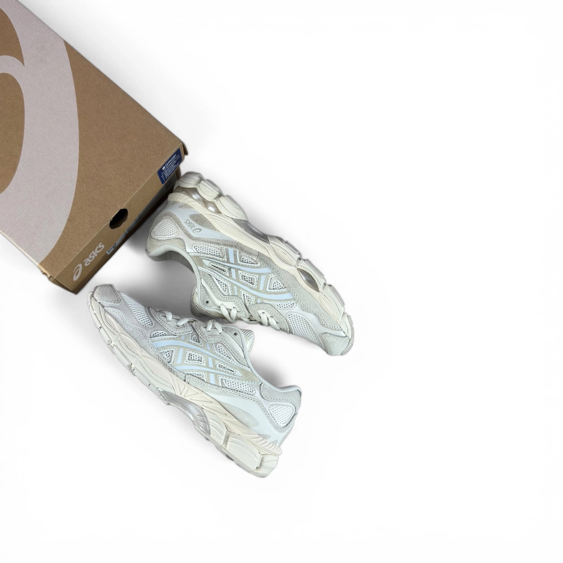 ASICS Gel-NYC White Pure Silver Cream 1203A617-100 – EU 37, brand new with original box