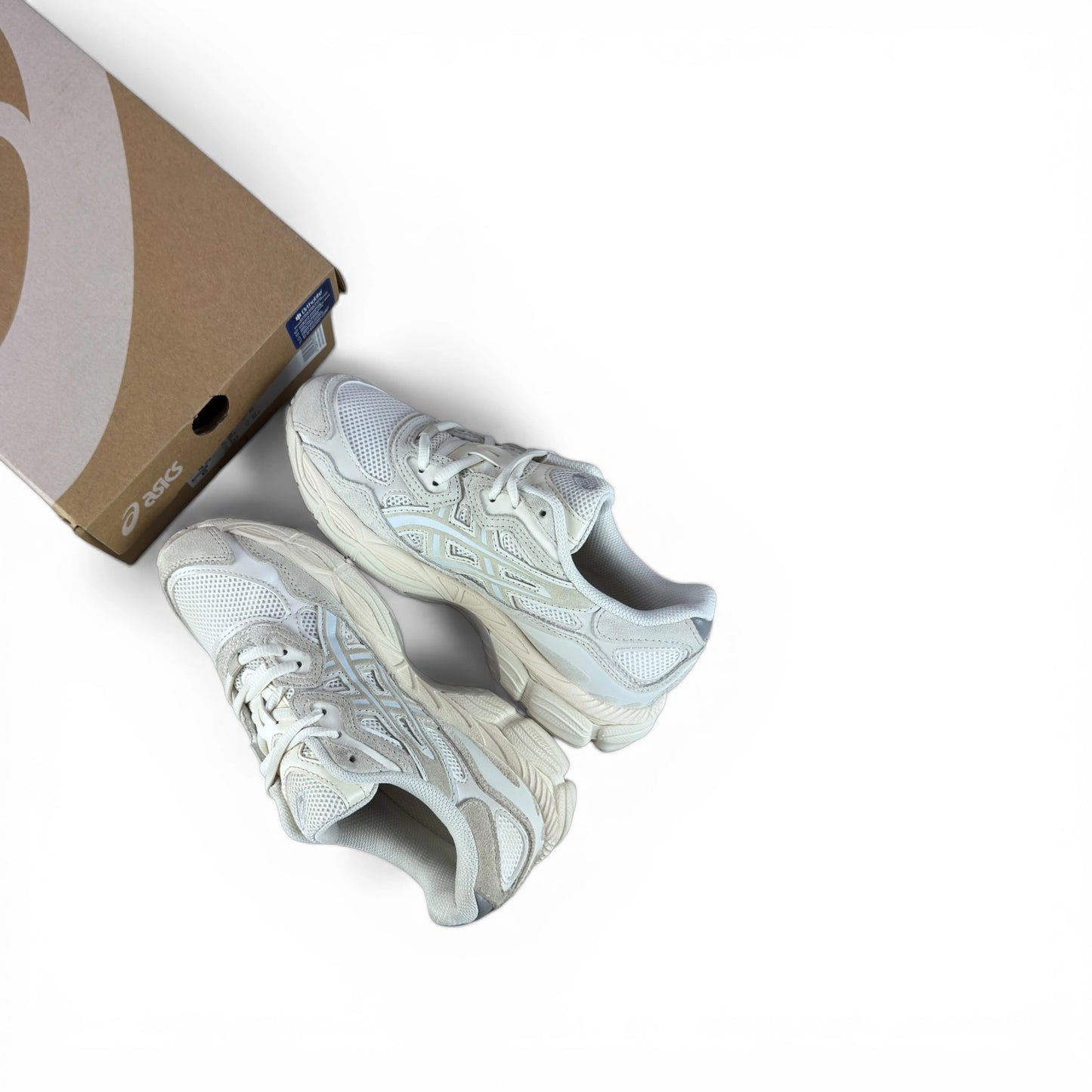 ASICS Gel-NYC White Pure Silver Cream 1203A617-100 – EU 37, brand new with original box