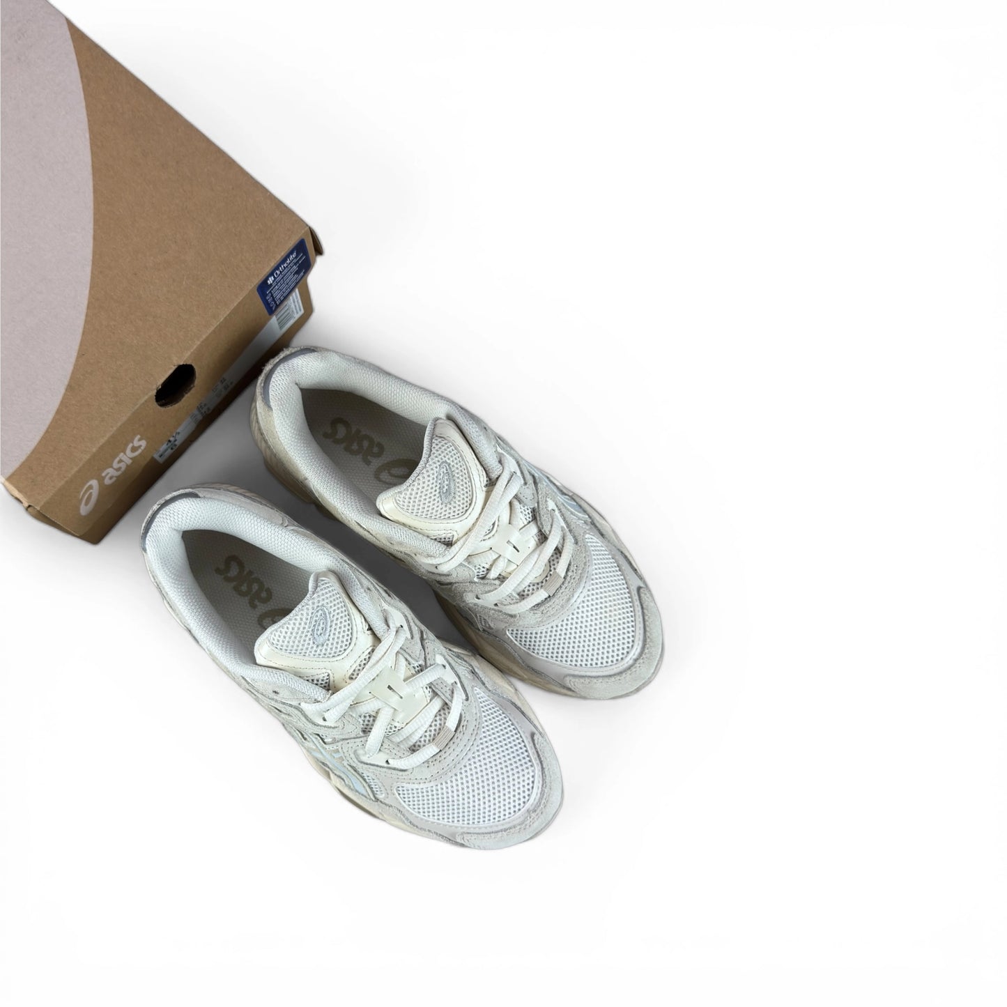 ASICS Gel-NYC White Pure Silver Cream 1203A617-100 – EU 37, brand new with original box