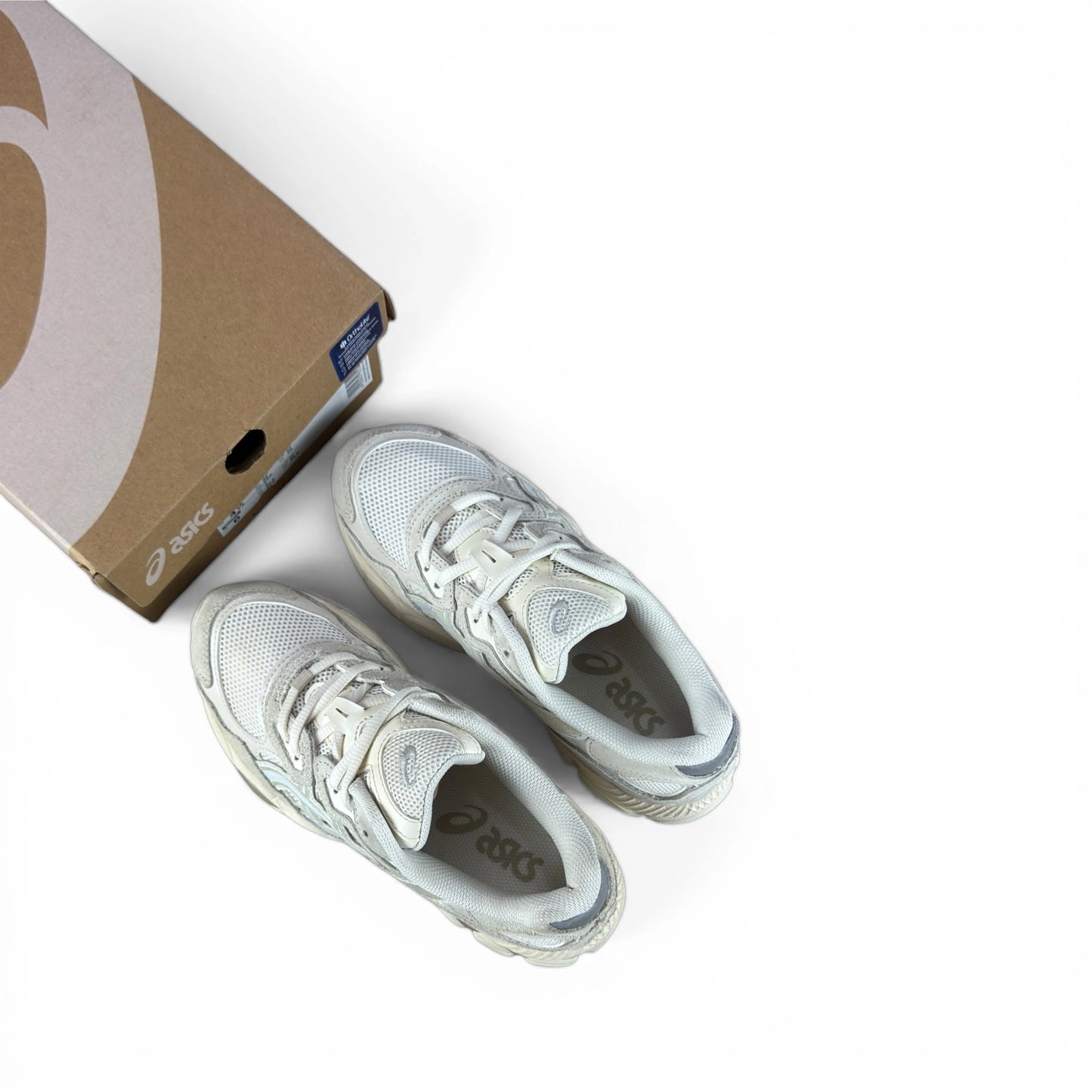 ASICS Gel-NYC White Pure Silver Cream 1203A617-100 – EU 37, brand new with original box