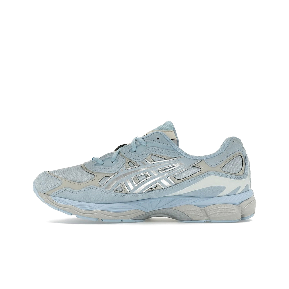 ASICS Gel‑NYC sneakers in storm cloud mesh with pure silver accents – image 3 of 4