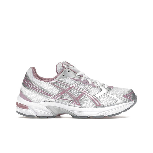 ASICS Gel‑1130 men’s sneakers in white with taro purple mesh and velvet accents