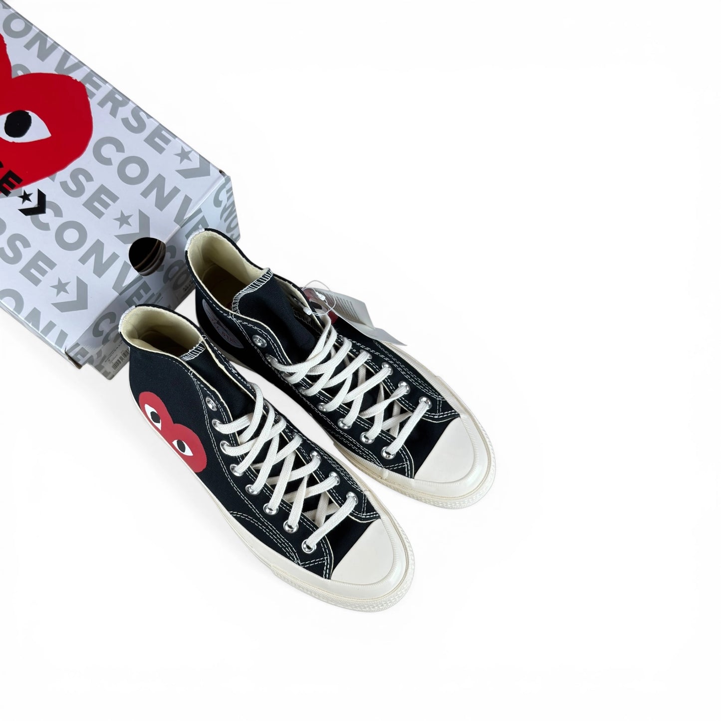 Converse Chuck Taylor All Star 70 Hi Comme des Garcons PLAY Black 150204C – EU 40, brand new with original box