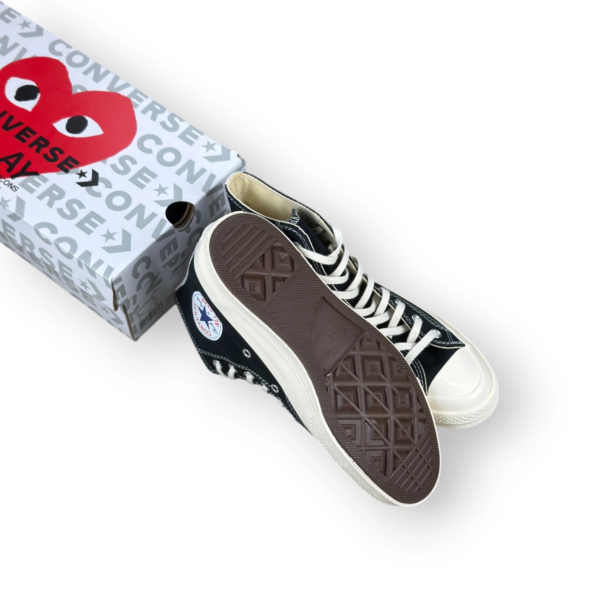 Converse Chuck Taylor All Star 70 Hi Comme des Garcons PLAY Black 150204C – EU 41.5, brand new with original box