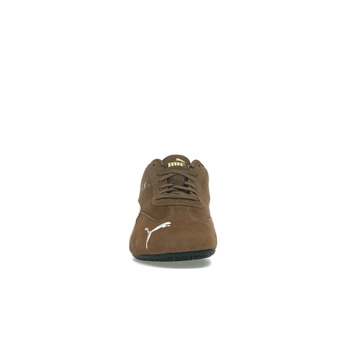 Puma Speedcat OG Haute Coffee/Frosted Ivory men's sneaker with coffee brown upper and ivory accents – image 2 of 4