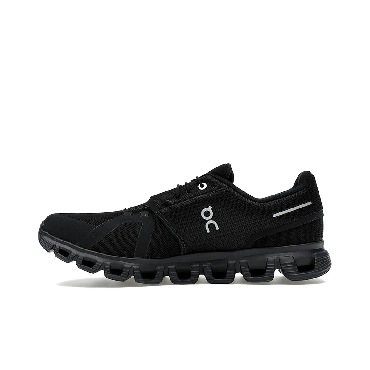 On Cloud 6 men's sneakers in all‑black mesh and synthetic upper – image 3 of 4