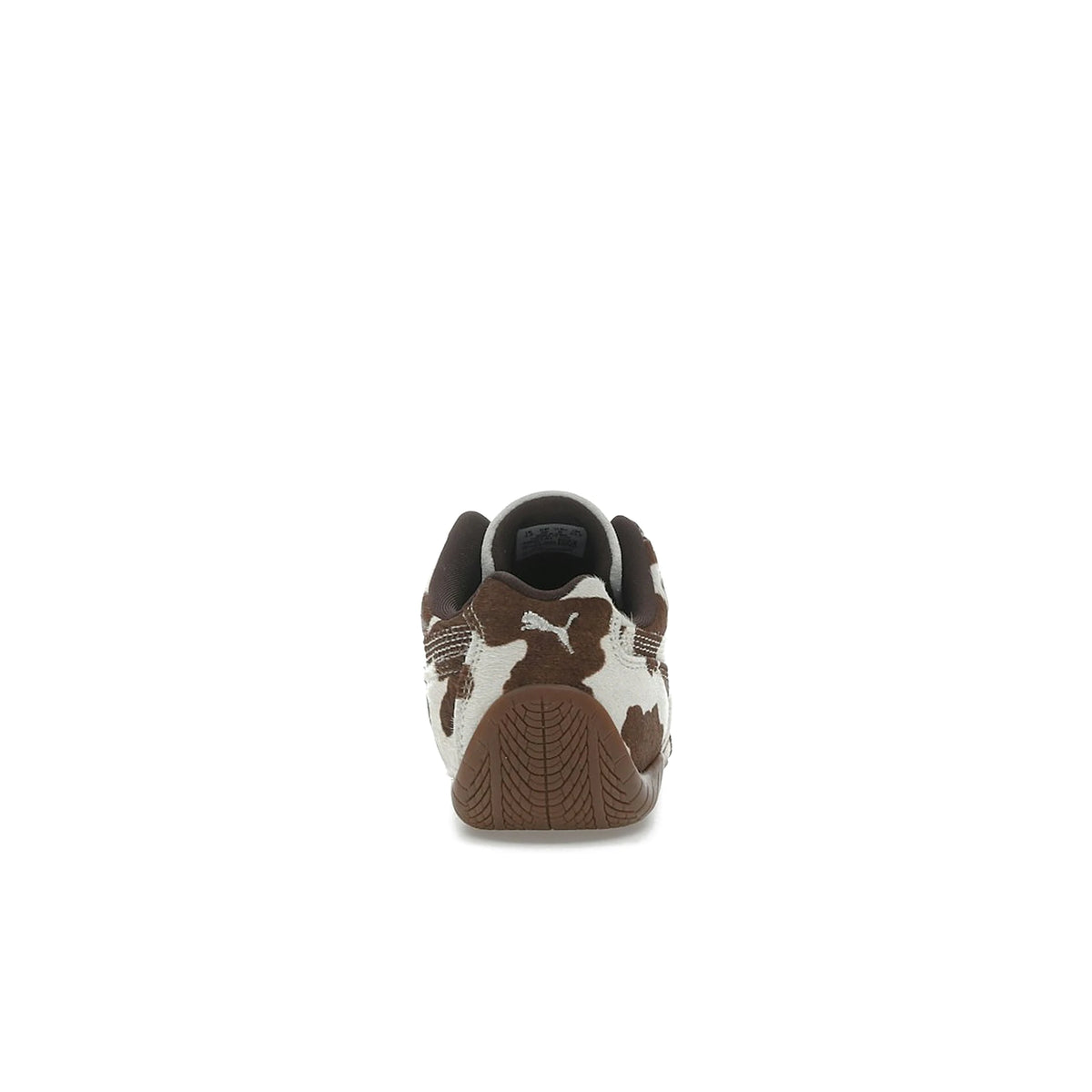 PUMA Speedcat OG Cow Print women's sneaker in chocolate brown leather with gum sole – image 4 of 4