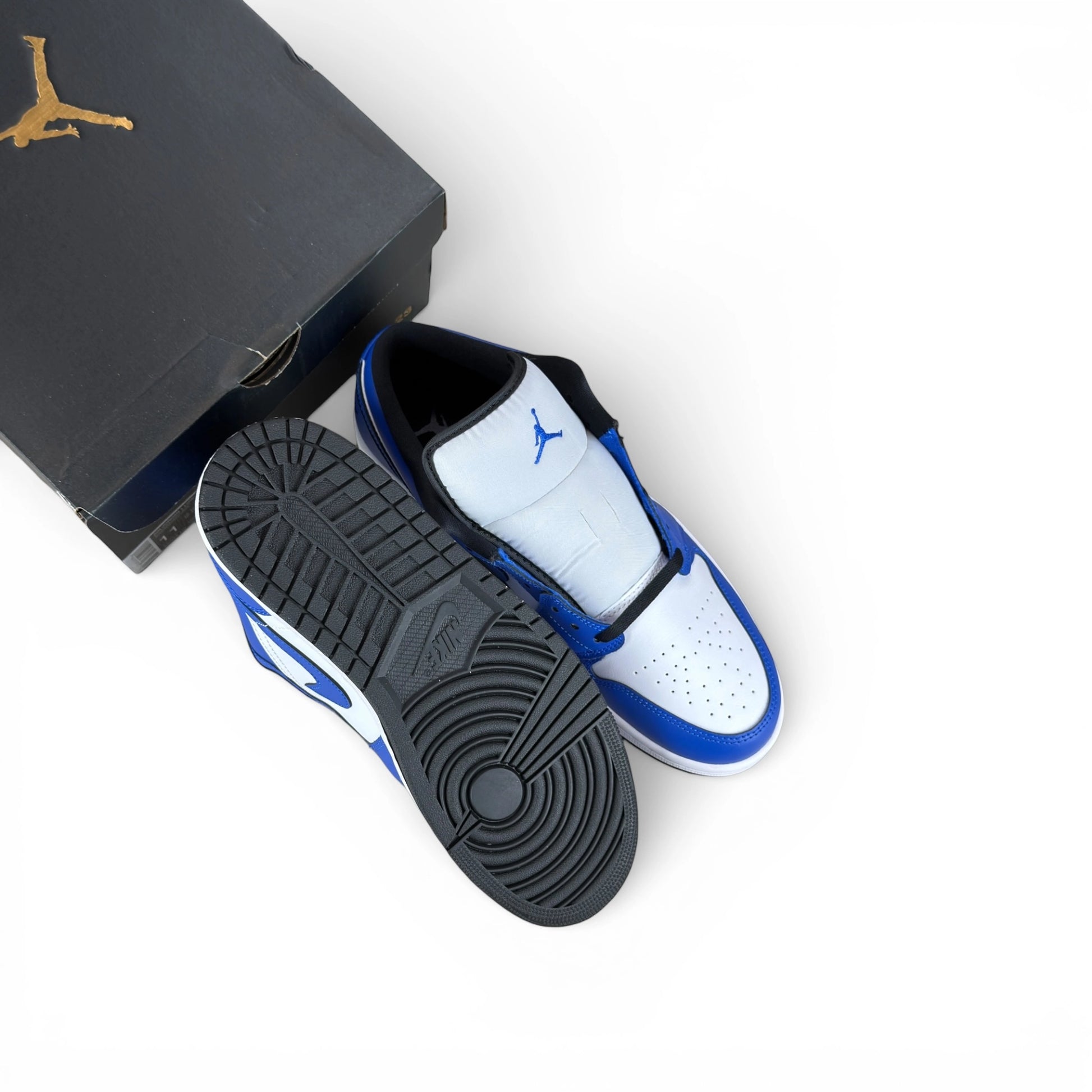 Jordan 1 Low Game Royal 553558-124 – EU 45, brand new with original box