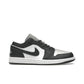 Jordan 1 Low Grey White sneaker in leather, grey and white, unisex