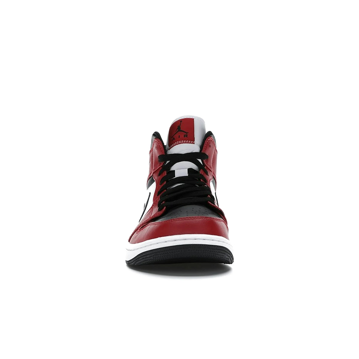 Nike Jordan 1 Mid Chicago Black with gym red‑white accents, leather upper – image 2 of 4