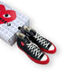 Converse Chuck Taylor All Star 70 Hi CDG PLAY Black Red Midsole A01793C – EU 44, brand new with original box