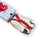 Converse Chuck Taylor All Star 70 Ox CDG PLAY Egret Red Midsole A01796C – EU 41.5, brand new with original box