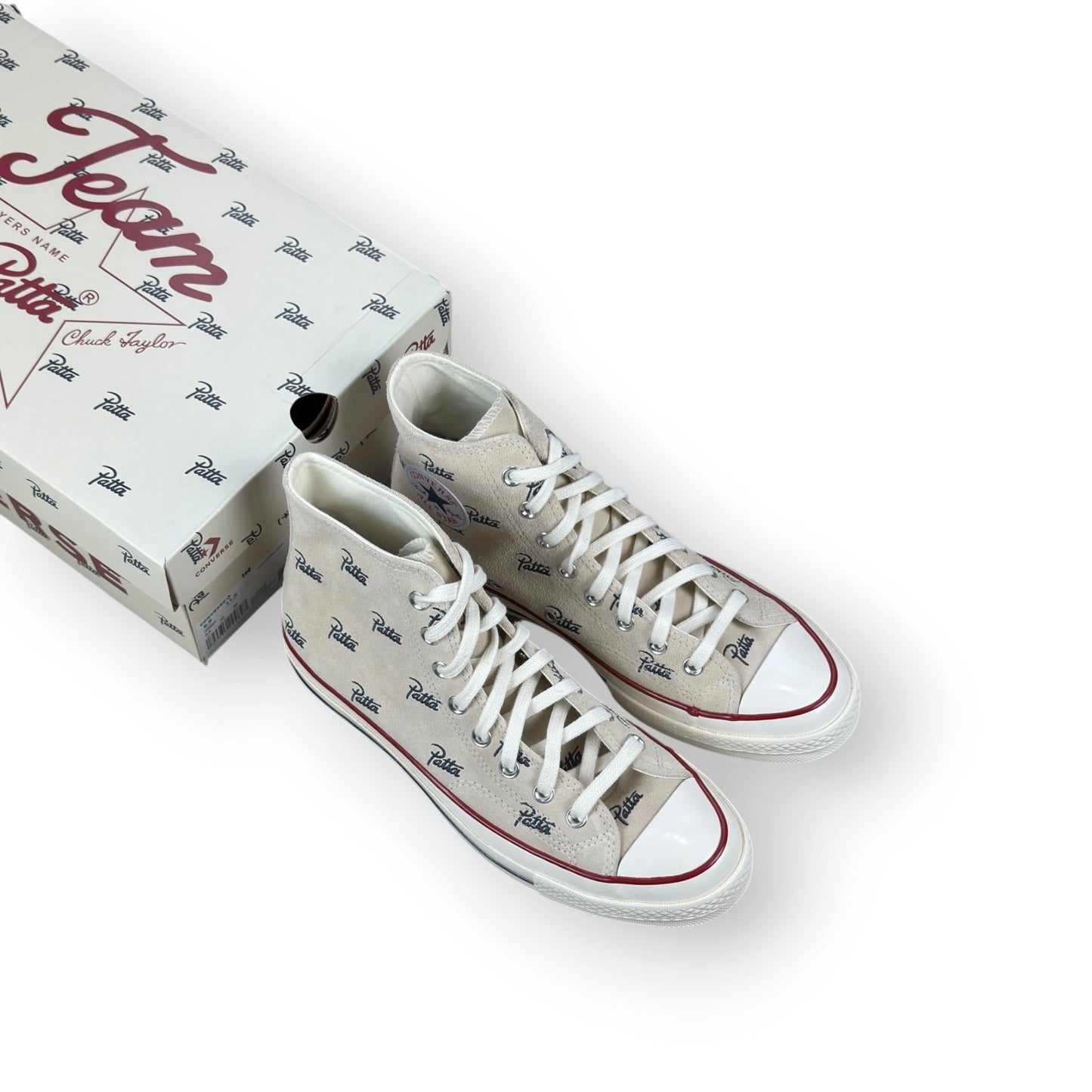 Converse Chuck 70 Hi Patta Mini Logo Pack Natural Ivory A12831C – EU 43, brand new with original box
