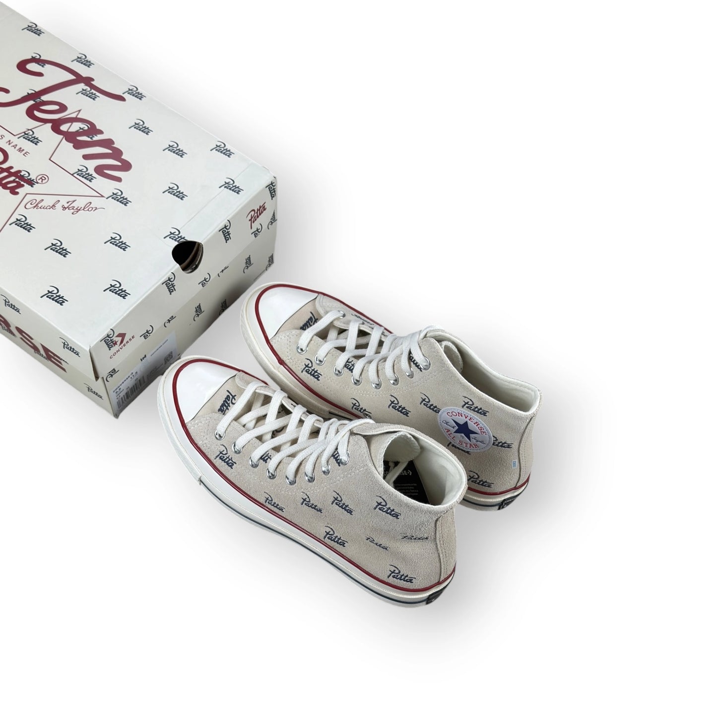 Converse Chuck 70 Hi Patta Mini Logo Pack Natural Ivory A12831C – EU 43, brand new with original box