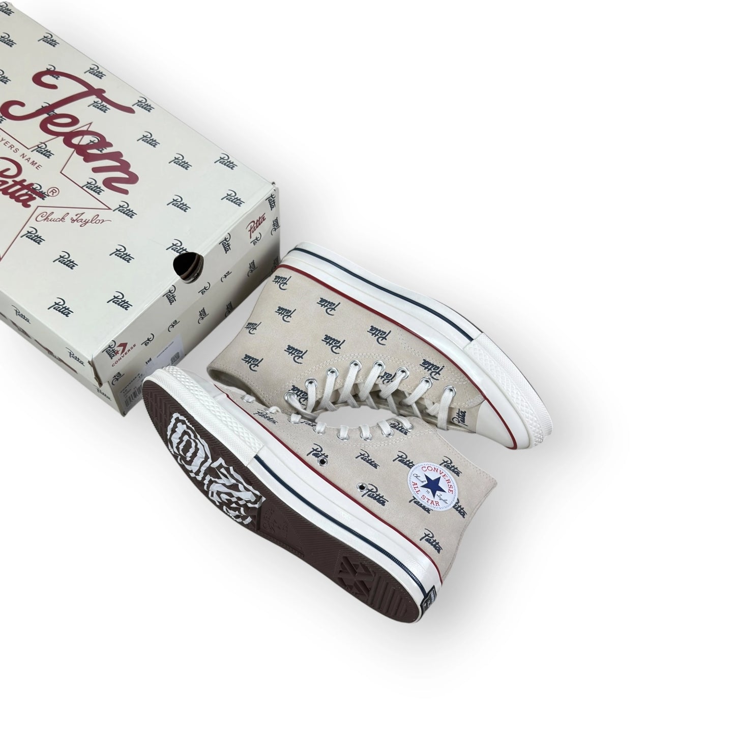 Converse Chuck 70 Hi Patta Mini Logo Pack Natural Ivory A12831C – EU 44, brand new with original box
