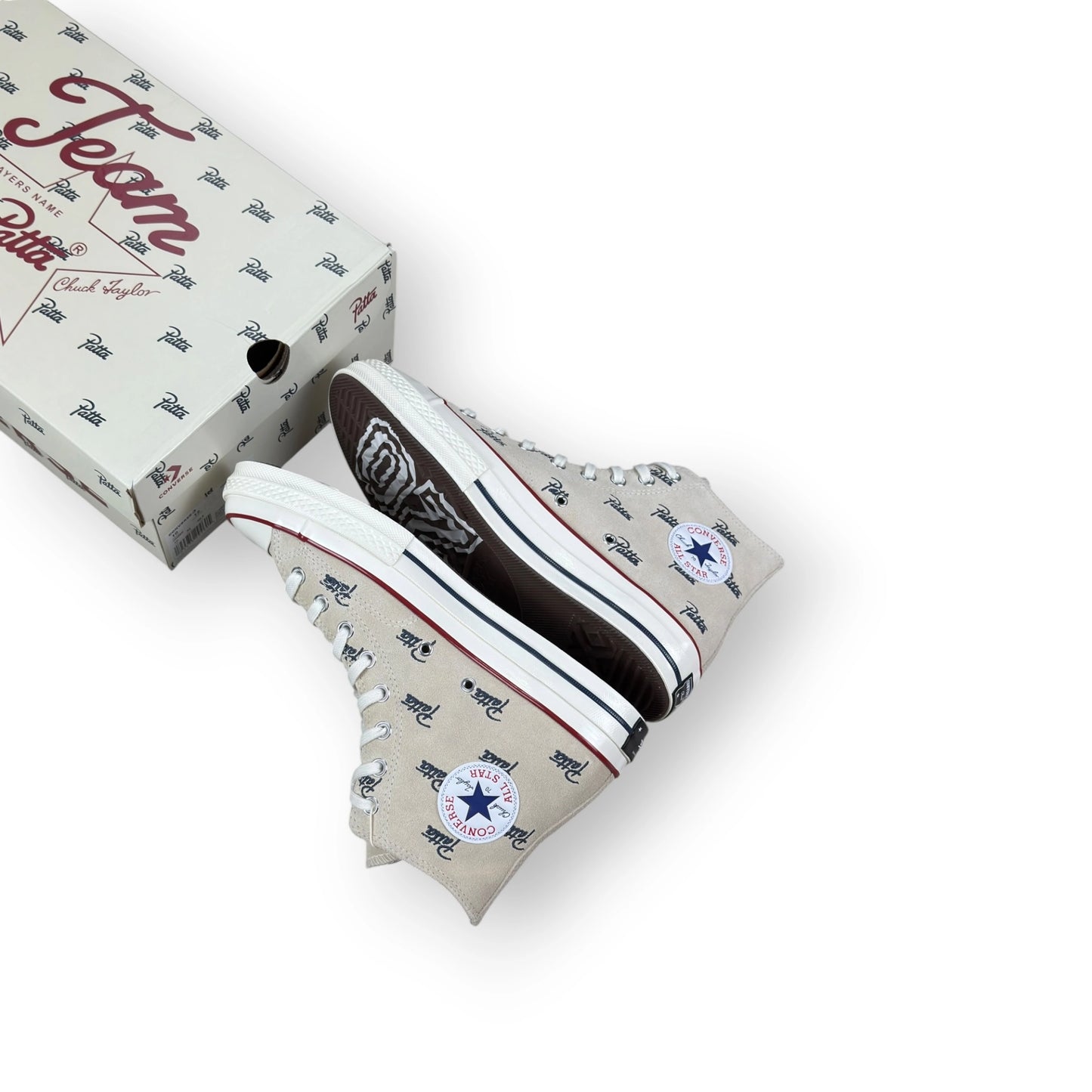 Converse Chuck 70 Hi Patta Mini Logo Pack Natural Ivory A12831C – EU 44, brand new with original box