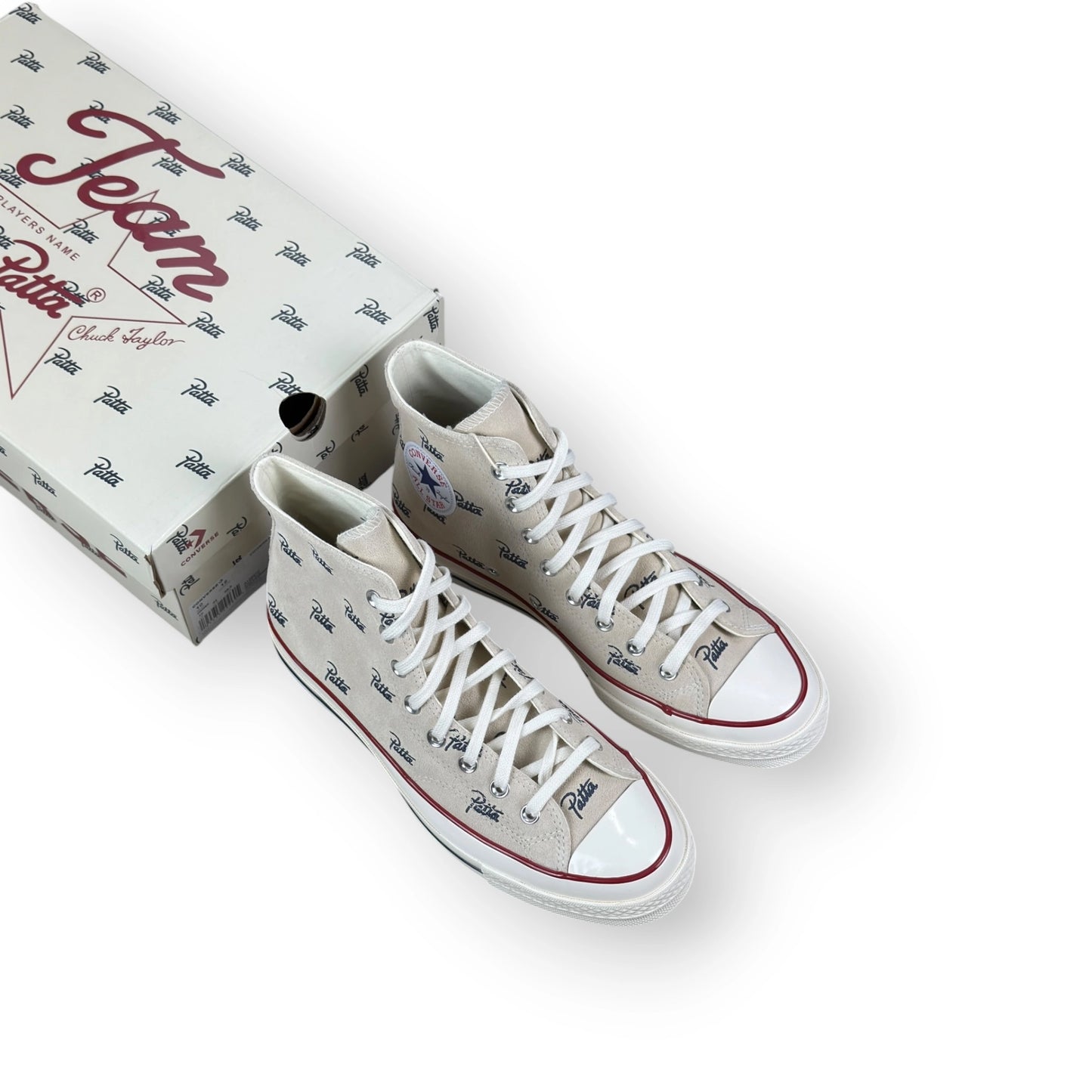Converse Chuck 70 Hi Patta Mini Logo Pack Natural Ivory A12831C – EU 44, brand new with original box