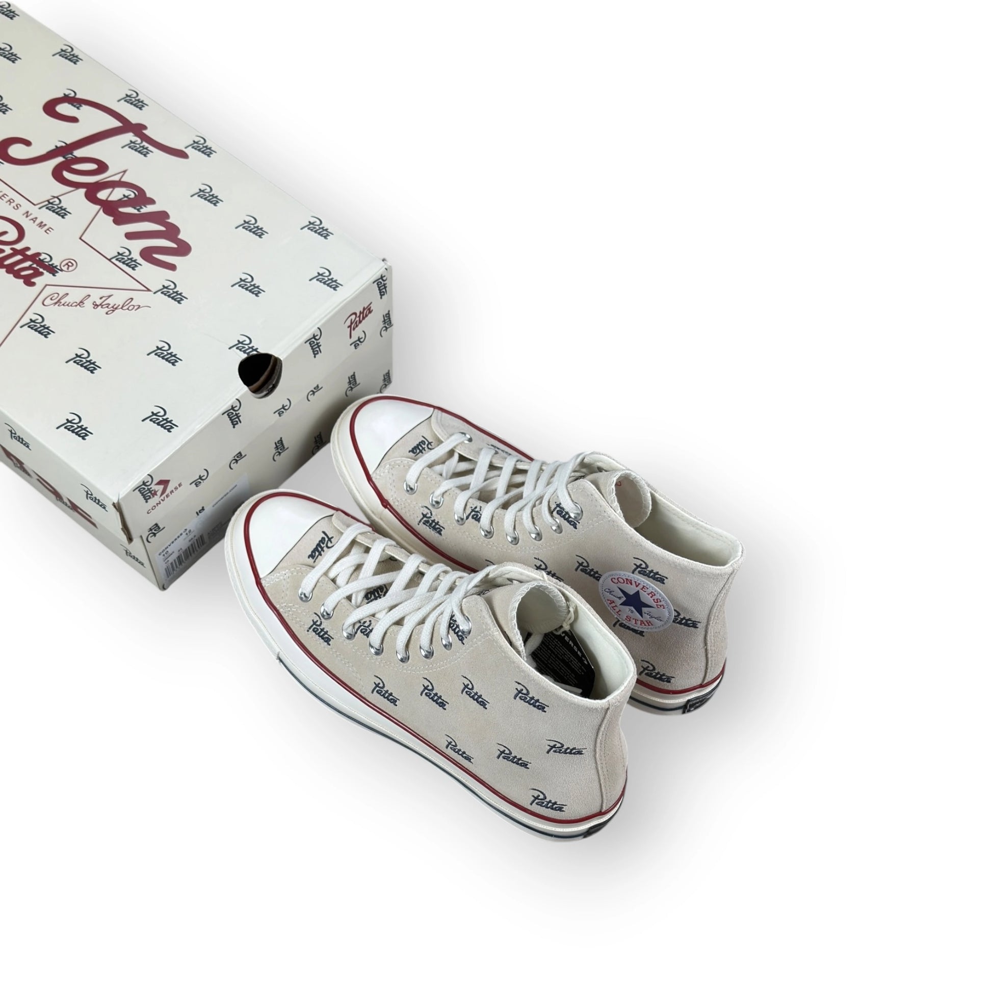 Converse Chuck 70 Hi Patta Mini Logo Pack Natural Ivory A12831C – EU 44, brand new with original box